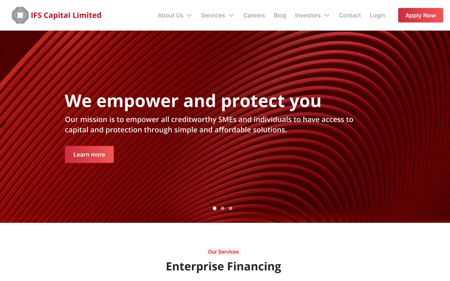 IFS Capital project preview